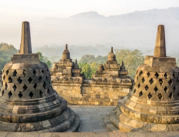 stupa's bij de borobudur