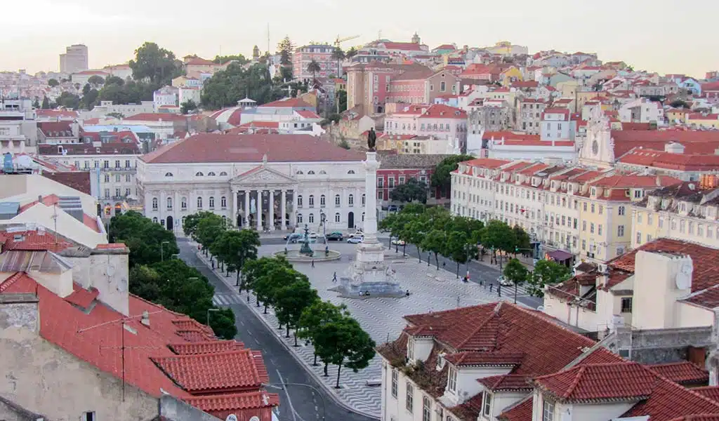 Uitzicht op Lissabon