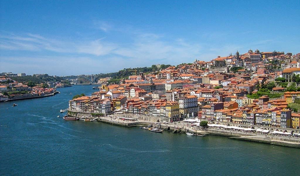 Prachtige haven van Porto in Portugal