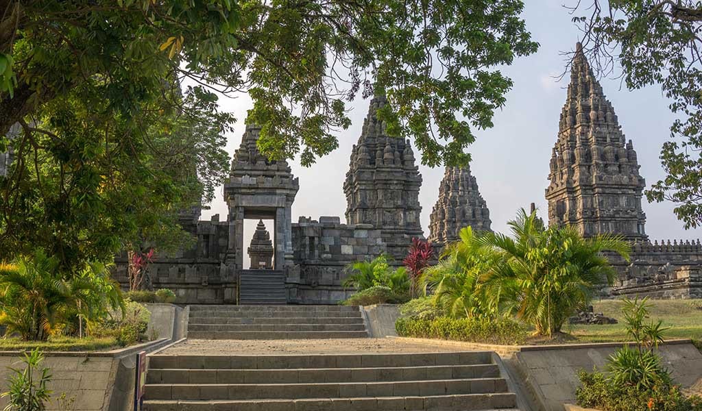 Prambanan tempel in Yogyakarta op Java