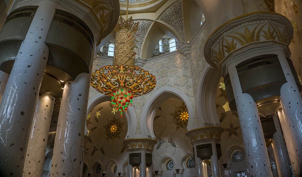 Interieur Sheikh Zayed Grand Mosque Abu Dhabi