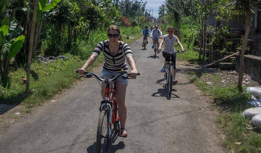 Fietsen in Ubud