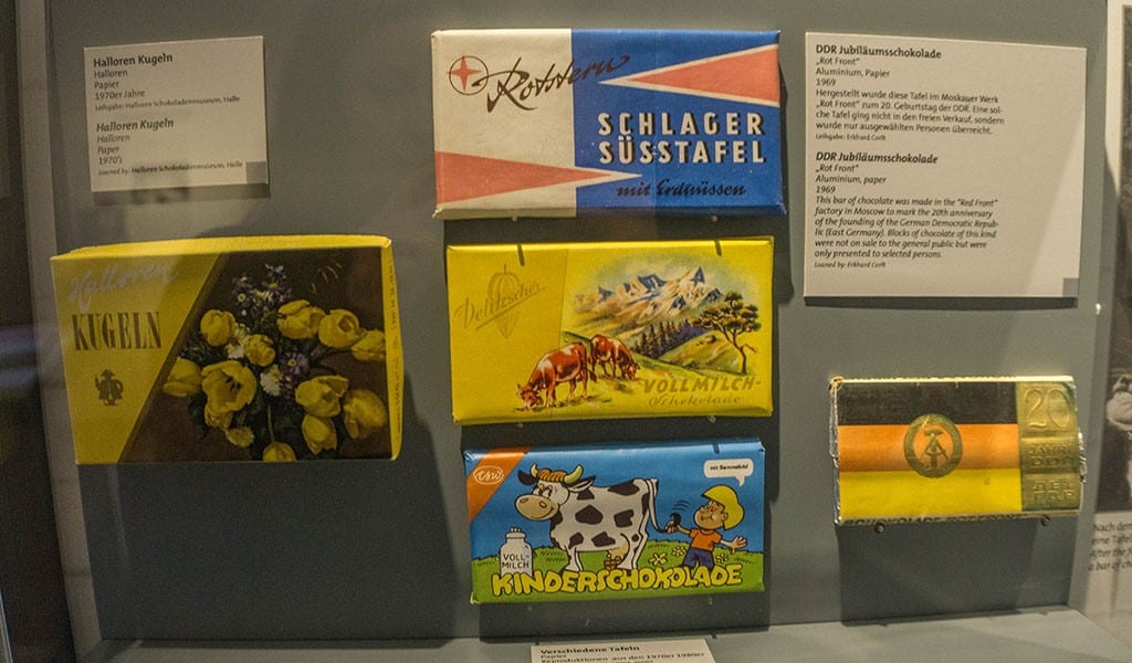 Nostalgische chocolade in het chocolademuseum in Keulen