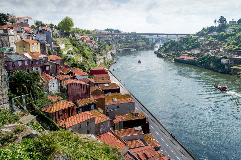 Uitzicht vanaf Porto