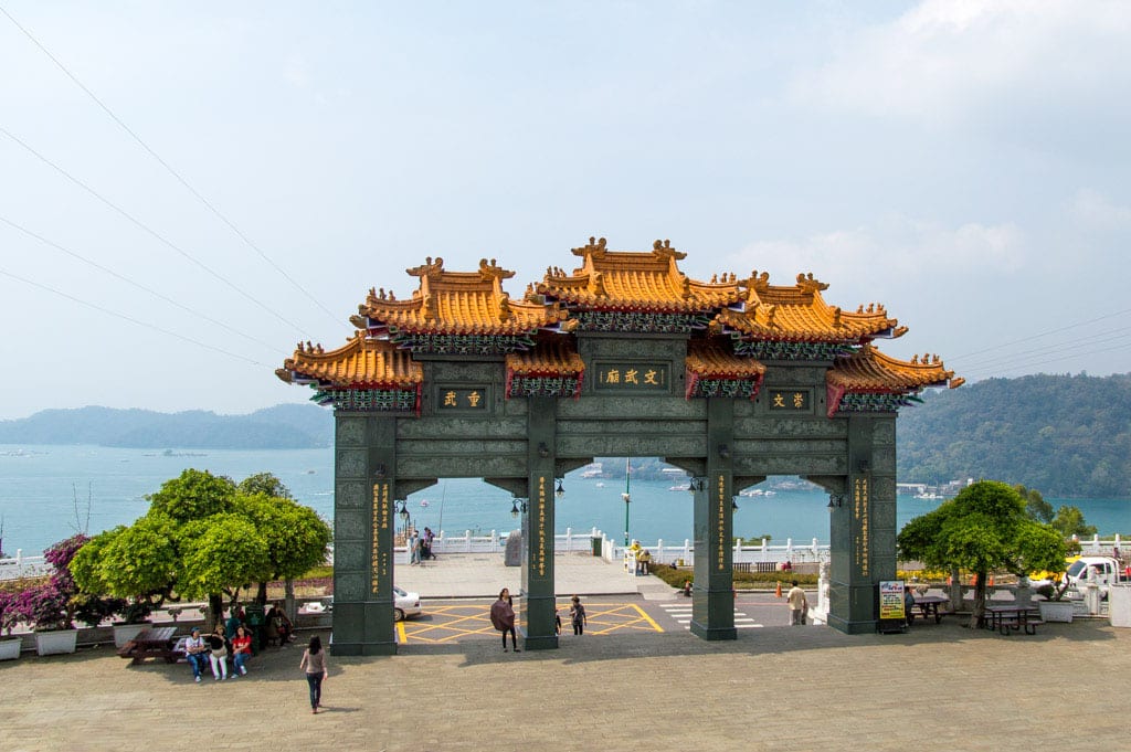 Entree van de Wen Wu Tempel