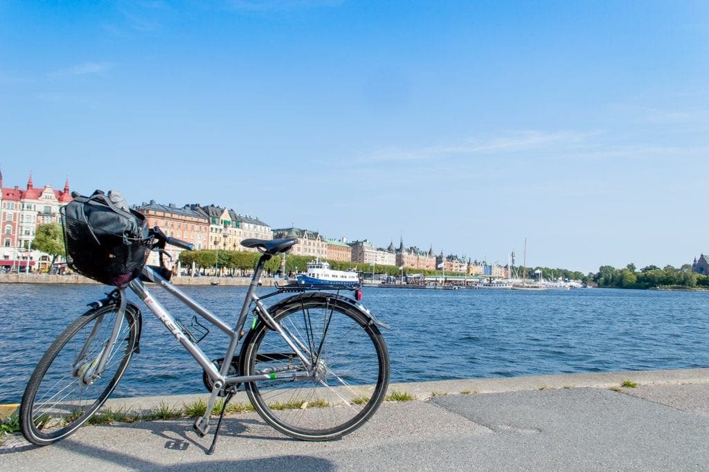 Fiets in Stockholm