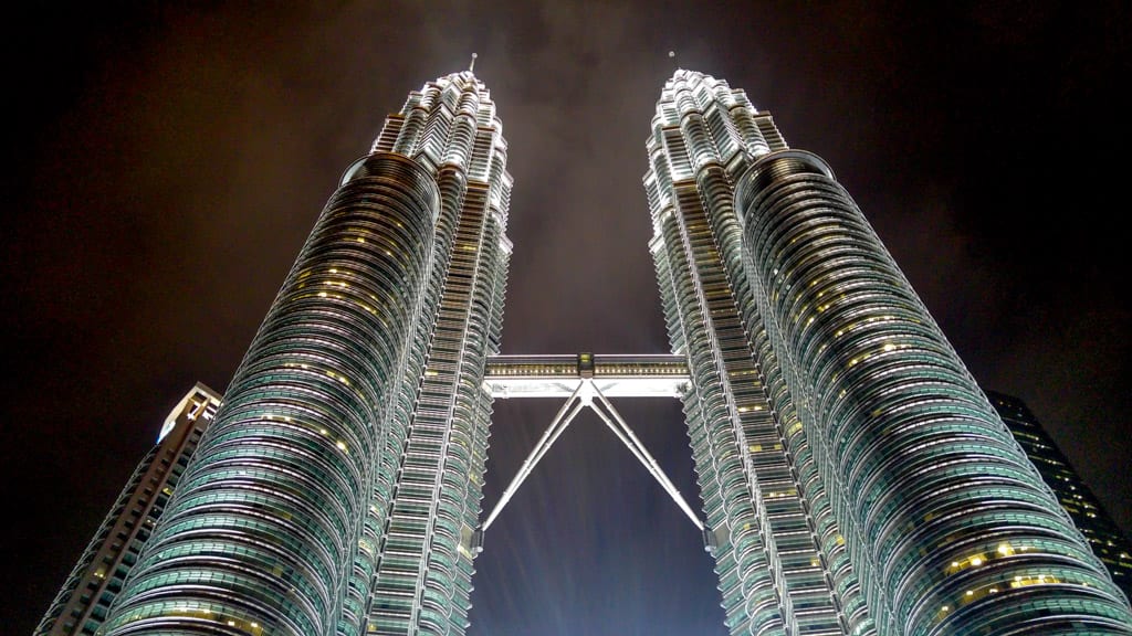 Petronas Twin Towers in de Avond