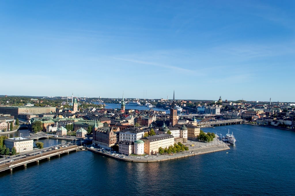 Uitzicht op Gamla Stan