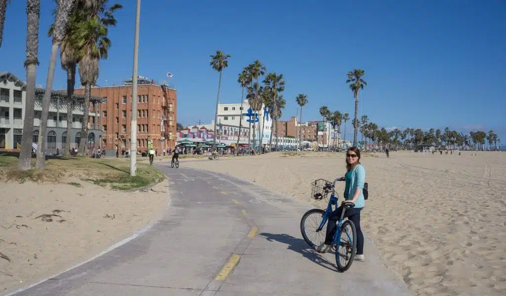 Doen in Los Angeles in een dag - Fietsen naar Venice Beach