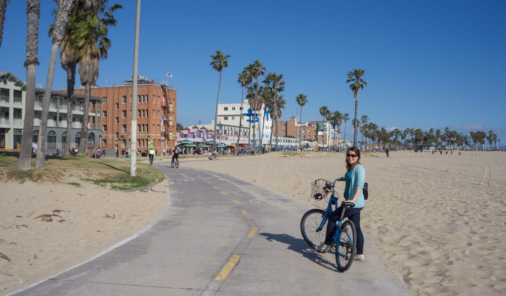 Los Angeles in een dag - Fietsen naar Venice Beach