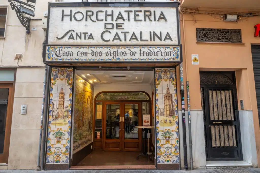 Horchateria Santa Catalina - Lekker eten in Valencia