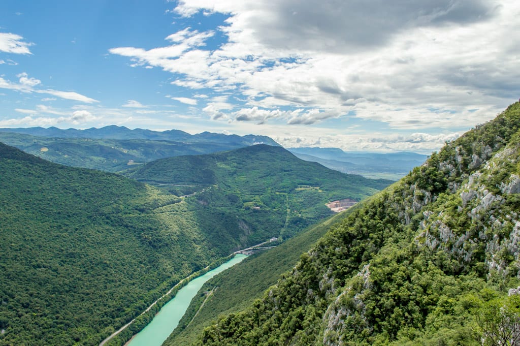 Uitzicht vanaf Kolovrat
