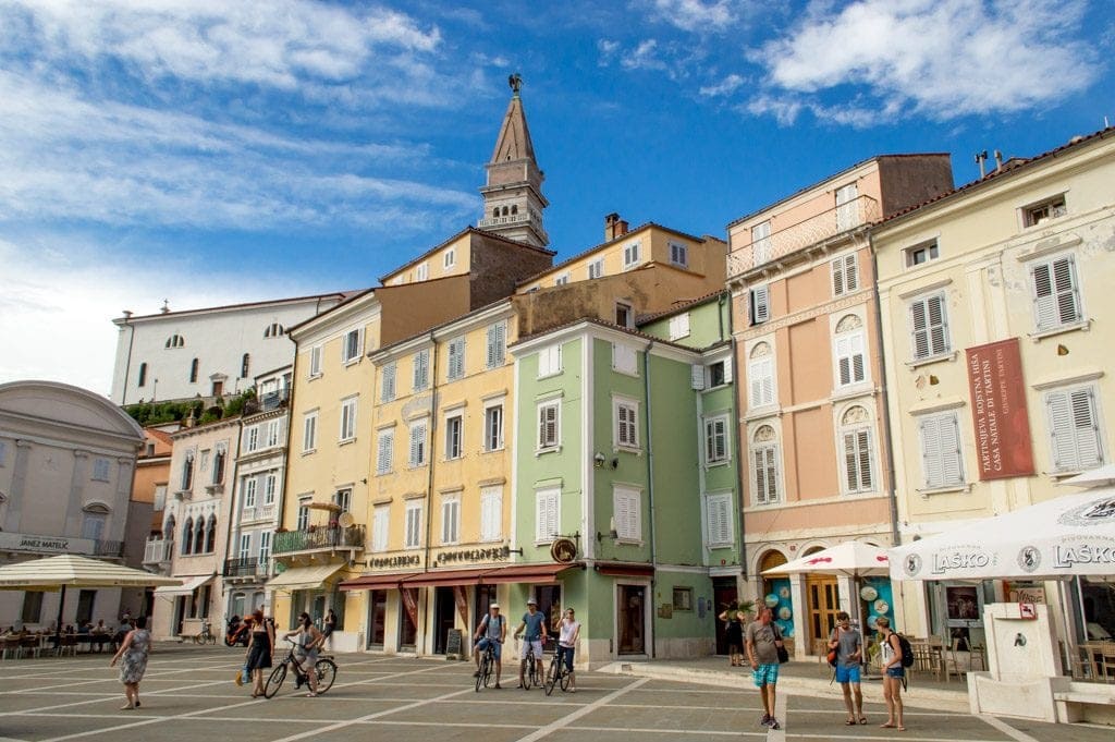 Centraal Plein in Piran