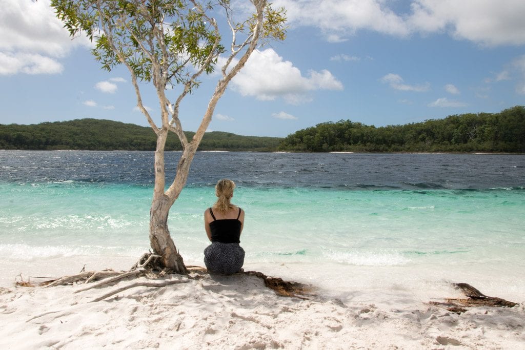 Lake McKenzie op Fraser Island