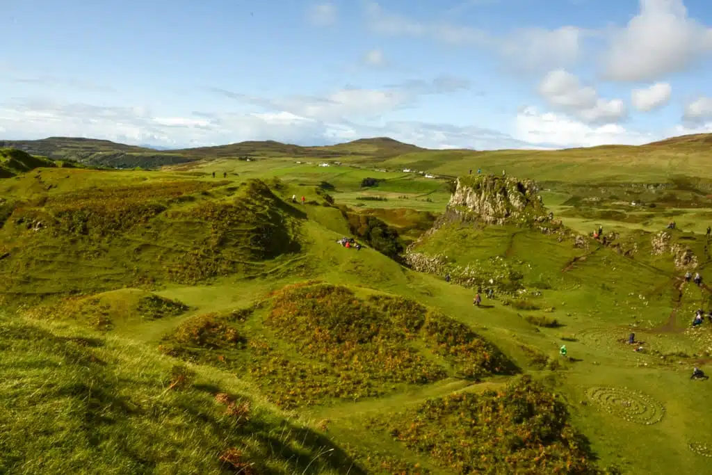 Fairy Glen op Isle of Skye