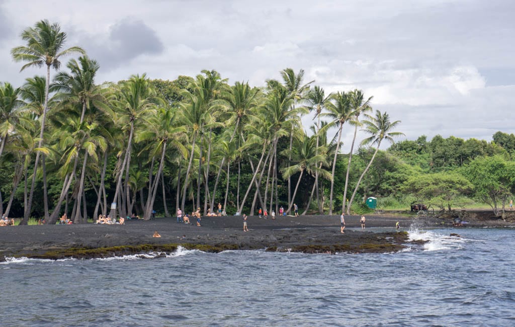 Punaluʻu Black Sand Beach