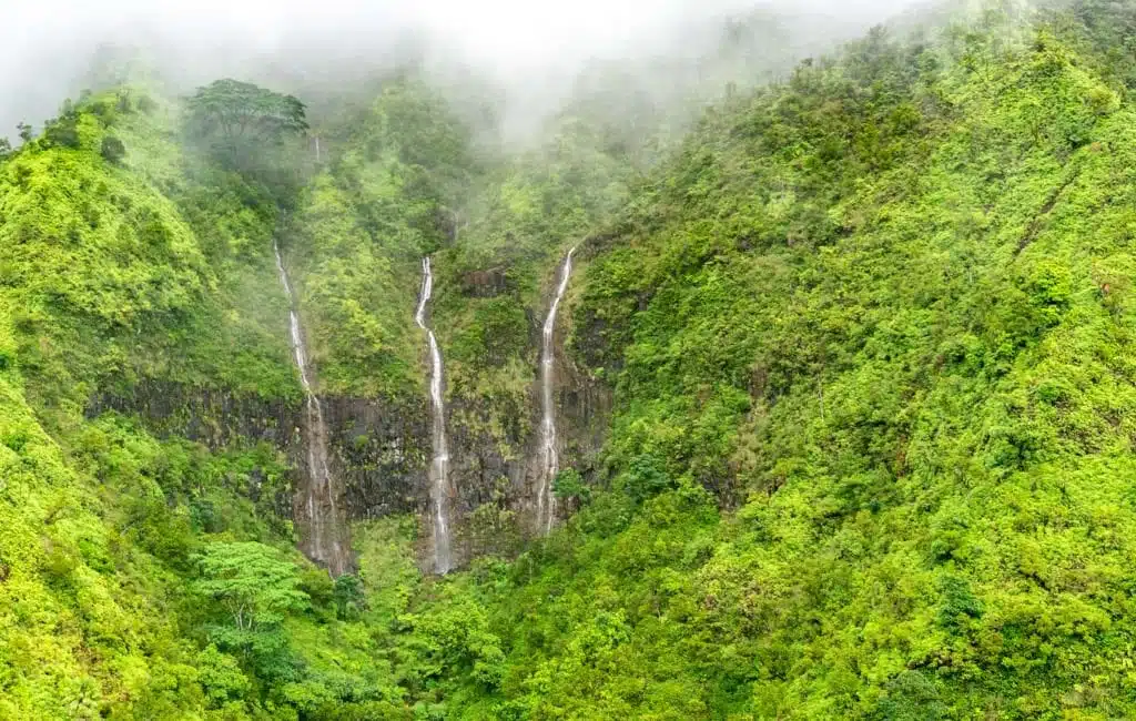 Kauai watervallen