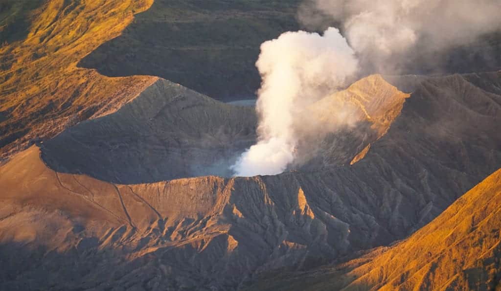 krater van de bromo vulkaan