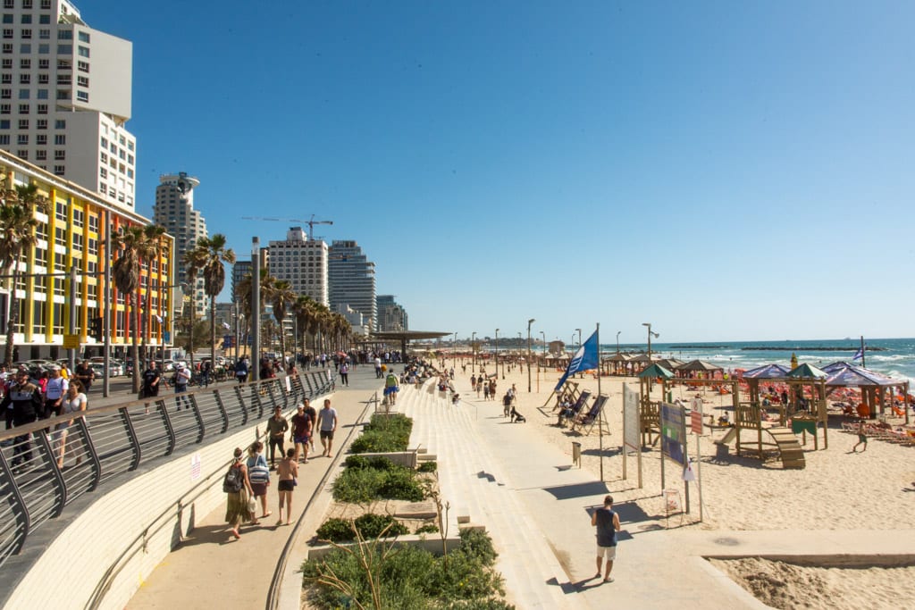 Promenade in Tel Aviv