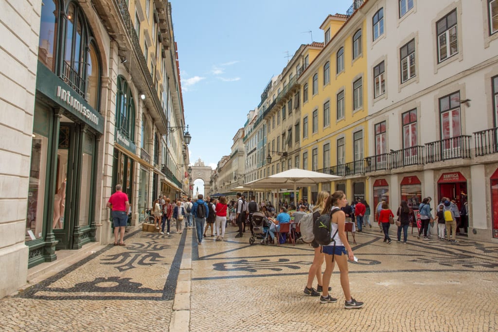 WInkelstraat in Lissabon
