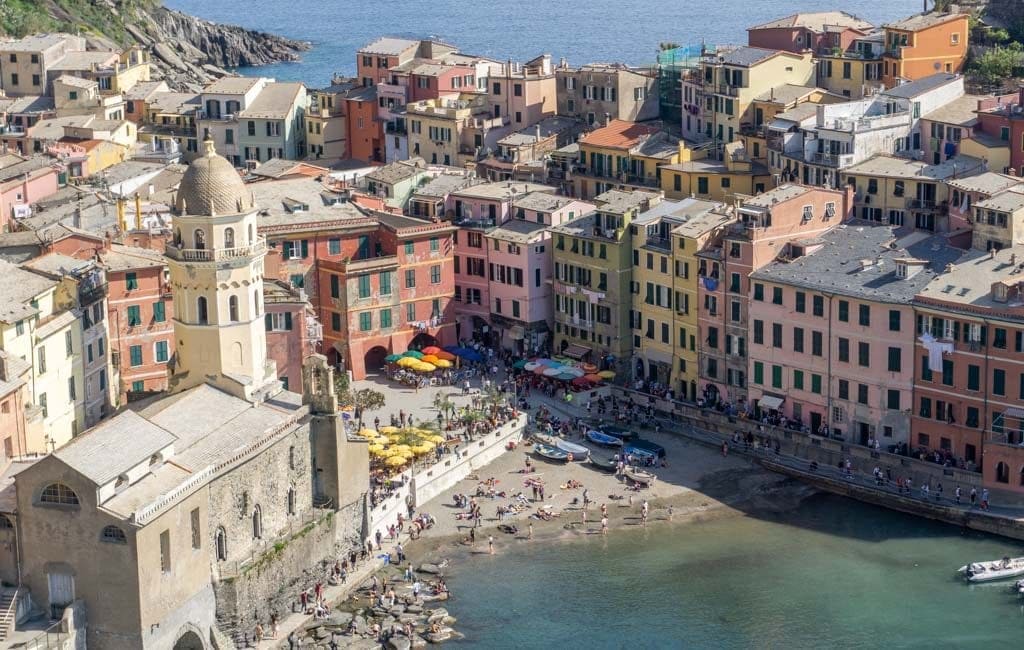 Cinque Terre Vernazza uitzicht