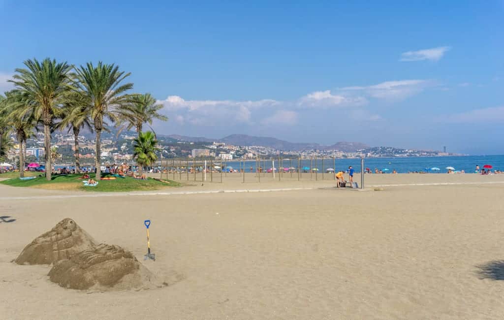 Doen in Malaga strand