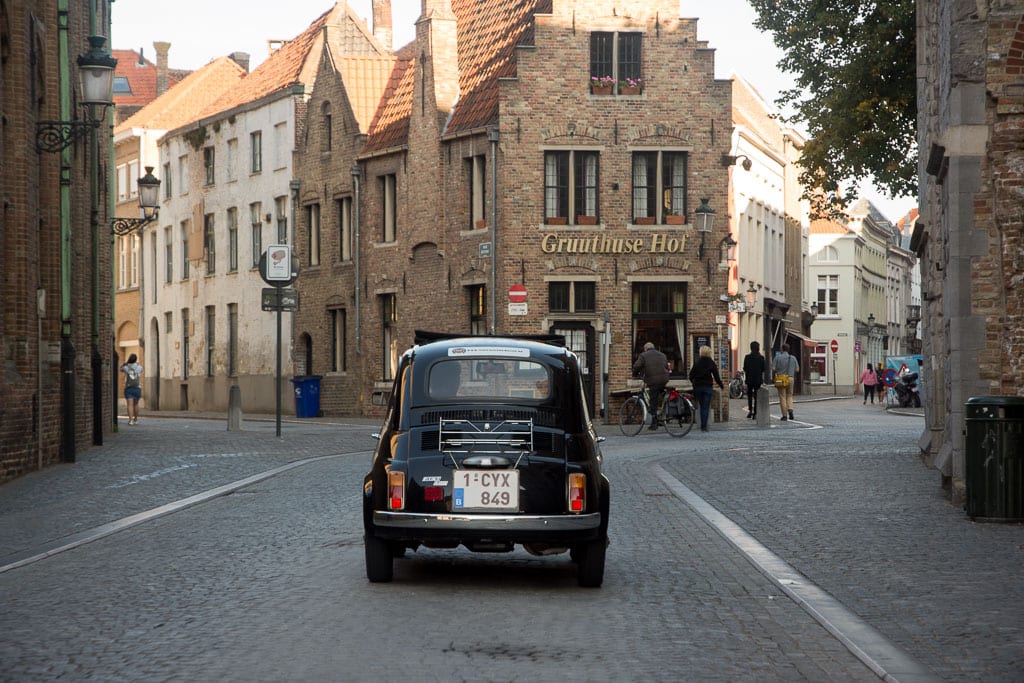 Fiat 500 Tour in Brugge