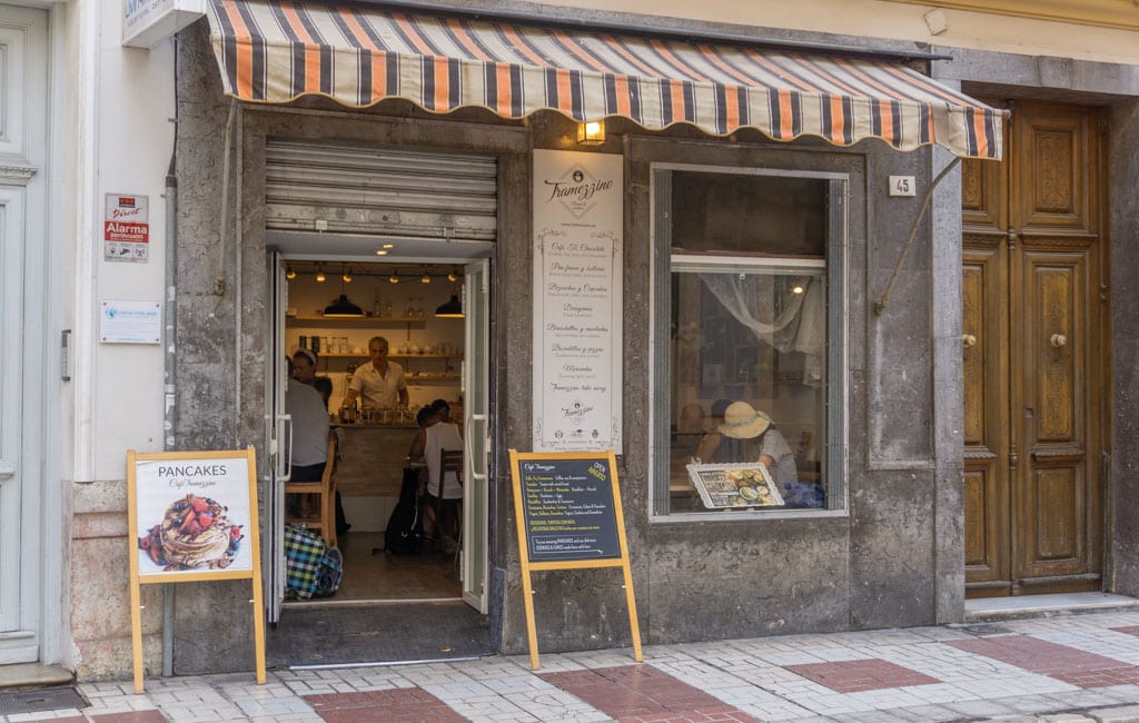 Goedkoop en lekker eten in Malaga Café Tramezzino