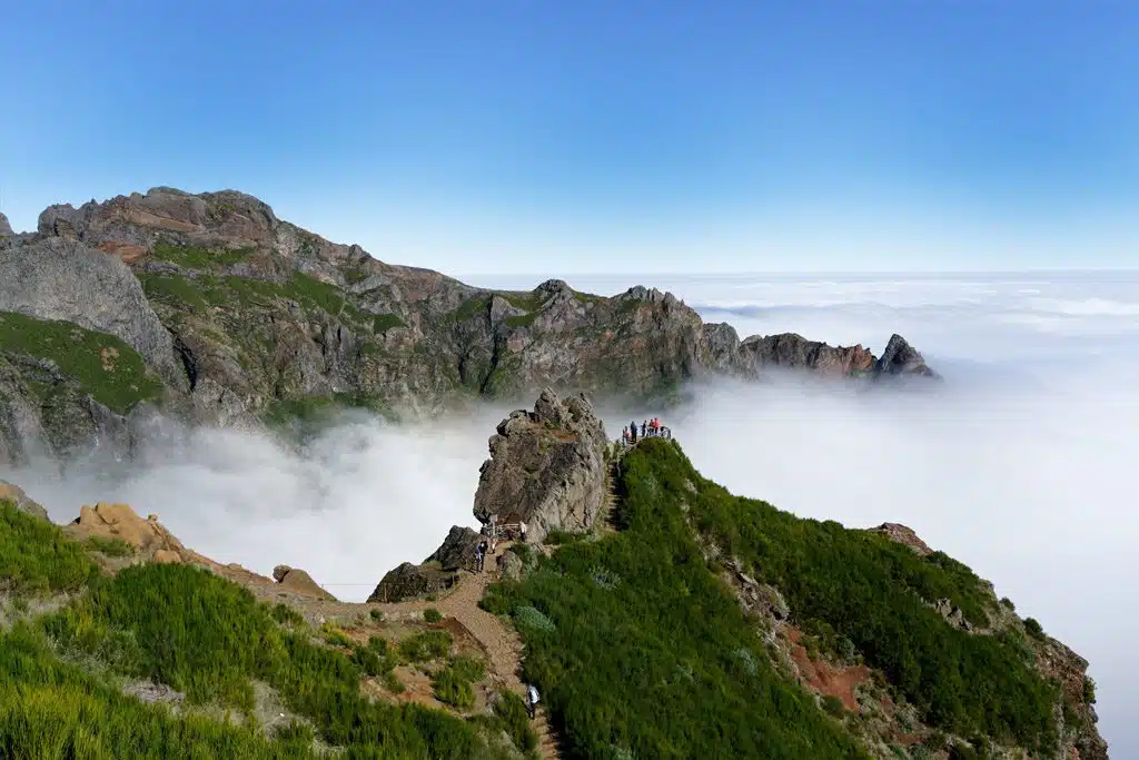 Uitzichtpunten op Madeira - pico do areeiro
