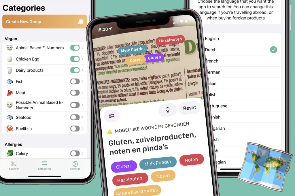 Soosee: dé (reis)app voor iedereen met een voedselallergie of intolerantie