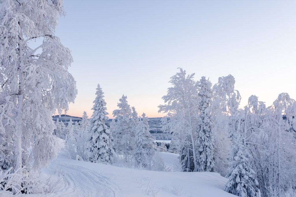 Lapland in de winter