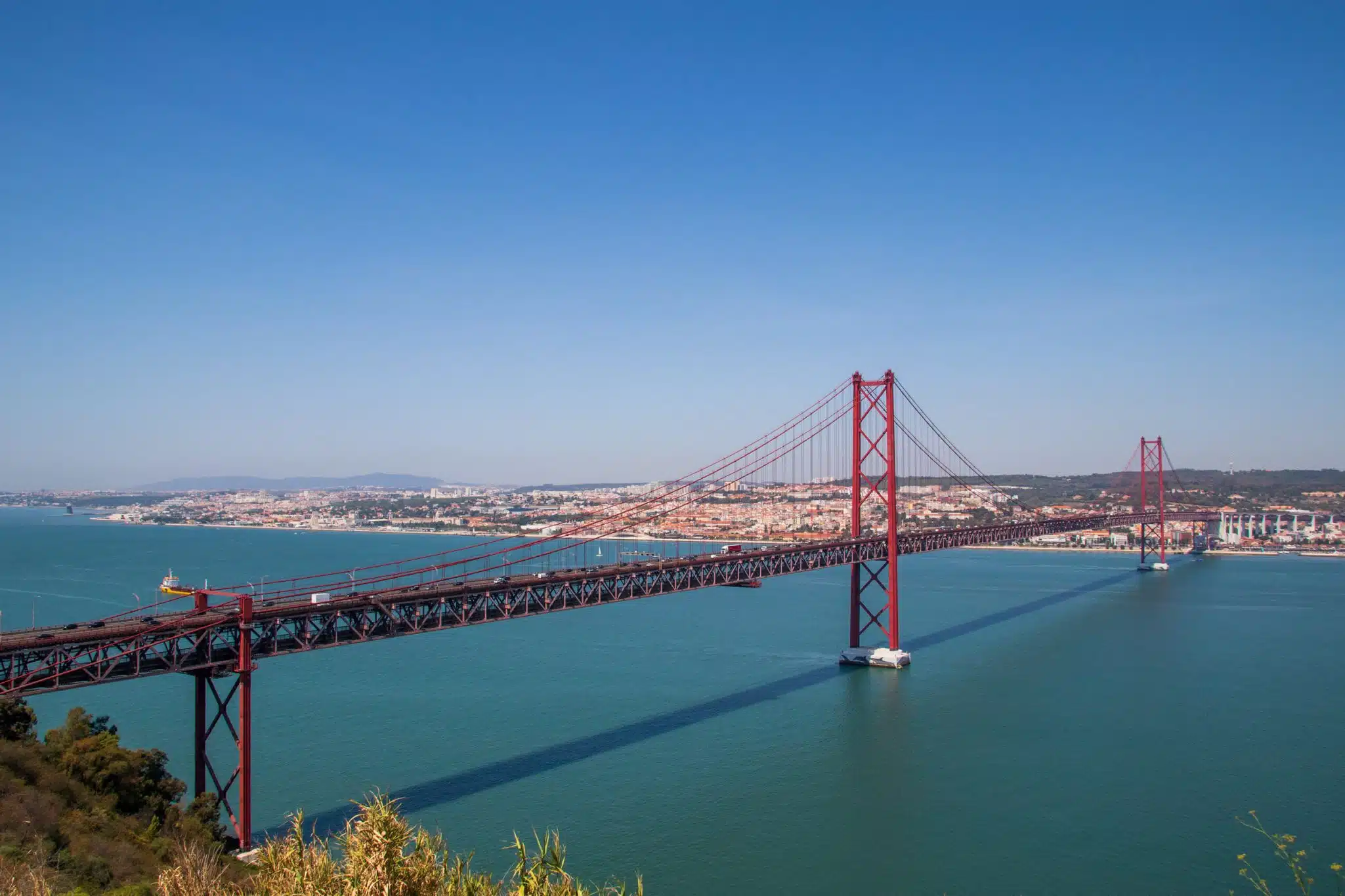 Lissabon - uitzicht vanaf Cristo Rei