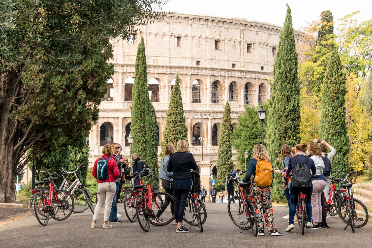 fietsen in Rome