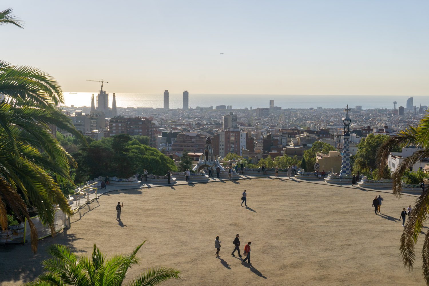 Uitzicht Barcelona - Park Guëll