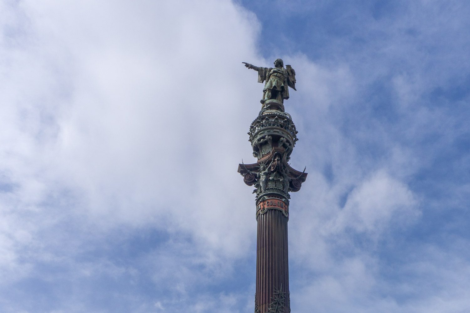 Uitzicht over Barcelona - Columbus monument