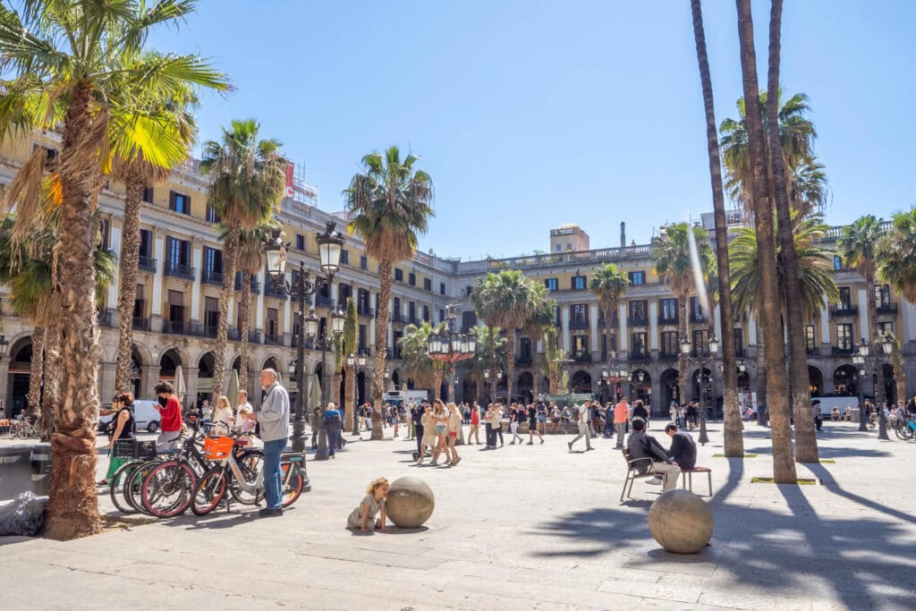 Doen in Barcelona - Plaça Reial
