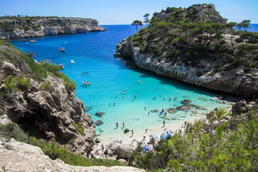 Mooiste stranden van Mallorca - Caló des Moro