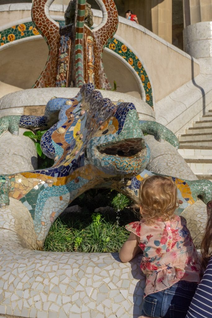 Barcelona met kinderen - Park Guell