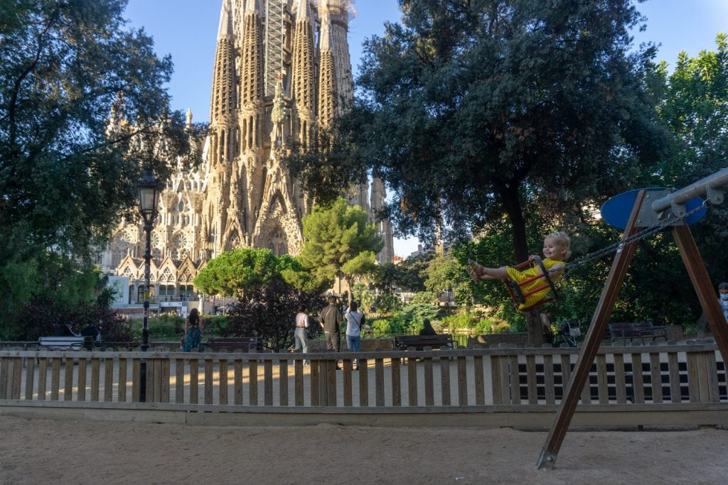 Barcelona met peuter - Sagrada Familia