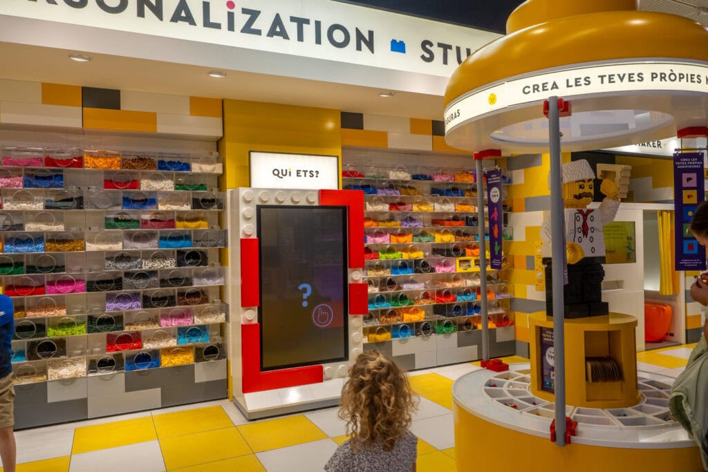 Barcelona met kinderen - Lego Store