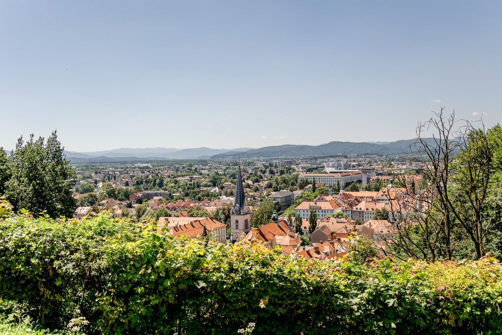 Uitzicht vanaf het Kasteel van Ljubljana