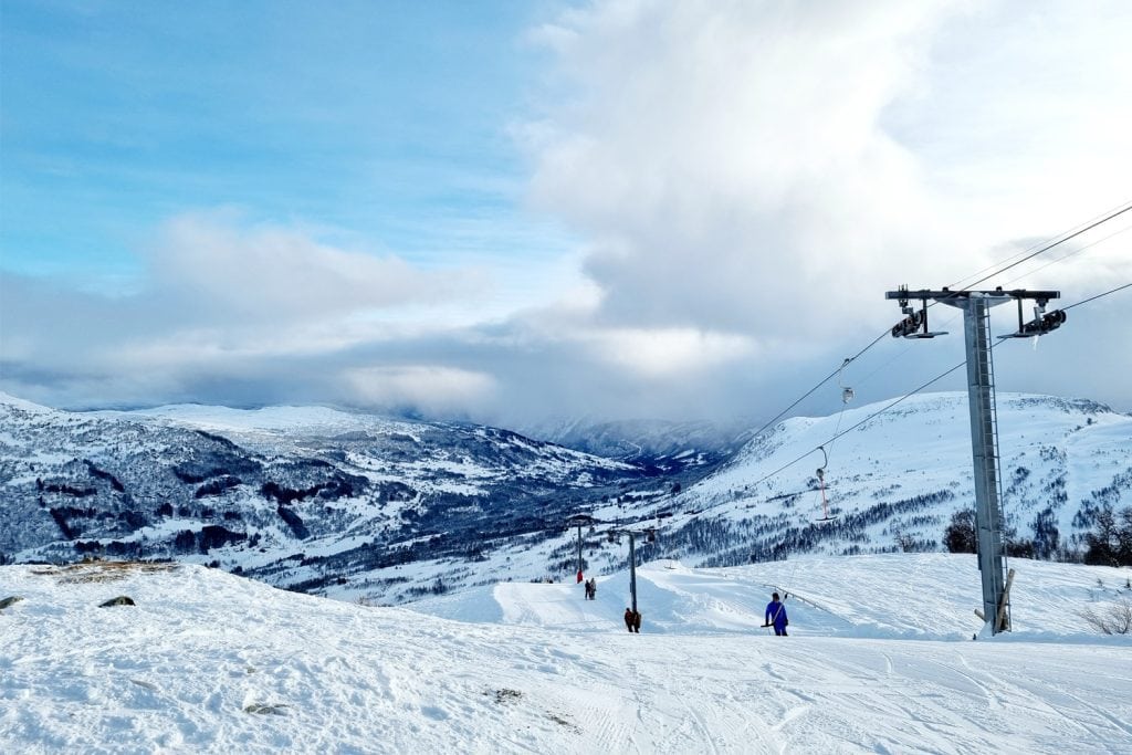 Wintersport in Noorwegen