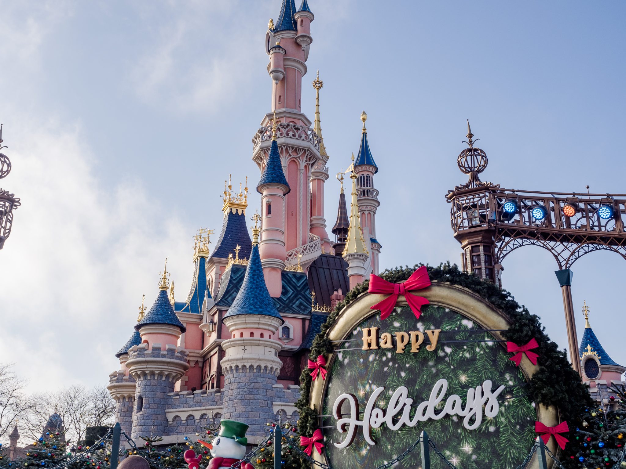 Disneyland met kerst