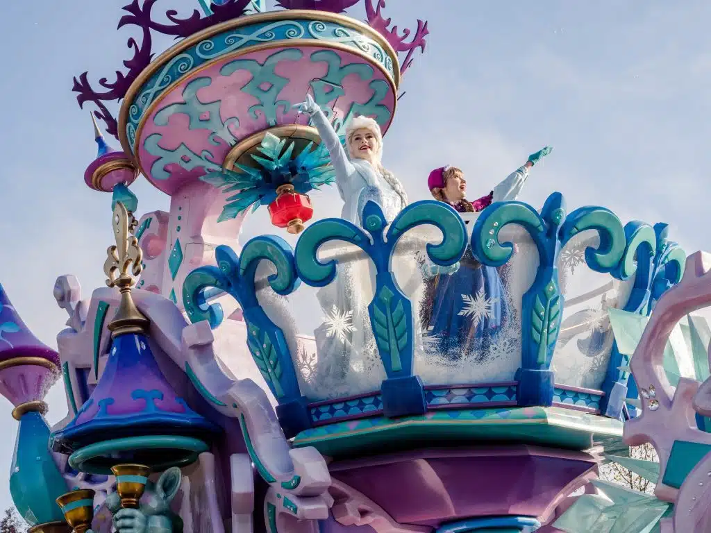 Anna & Elsa - kerst in Disneyland Parijs