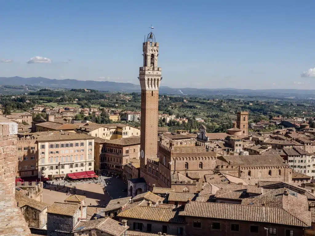 Doen in Siena - uitzicht vanaf Panorama del Facciatone