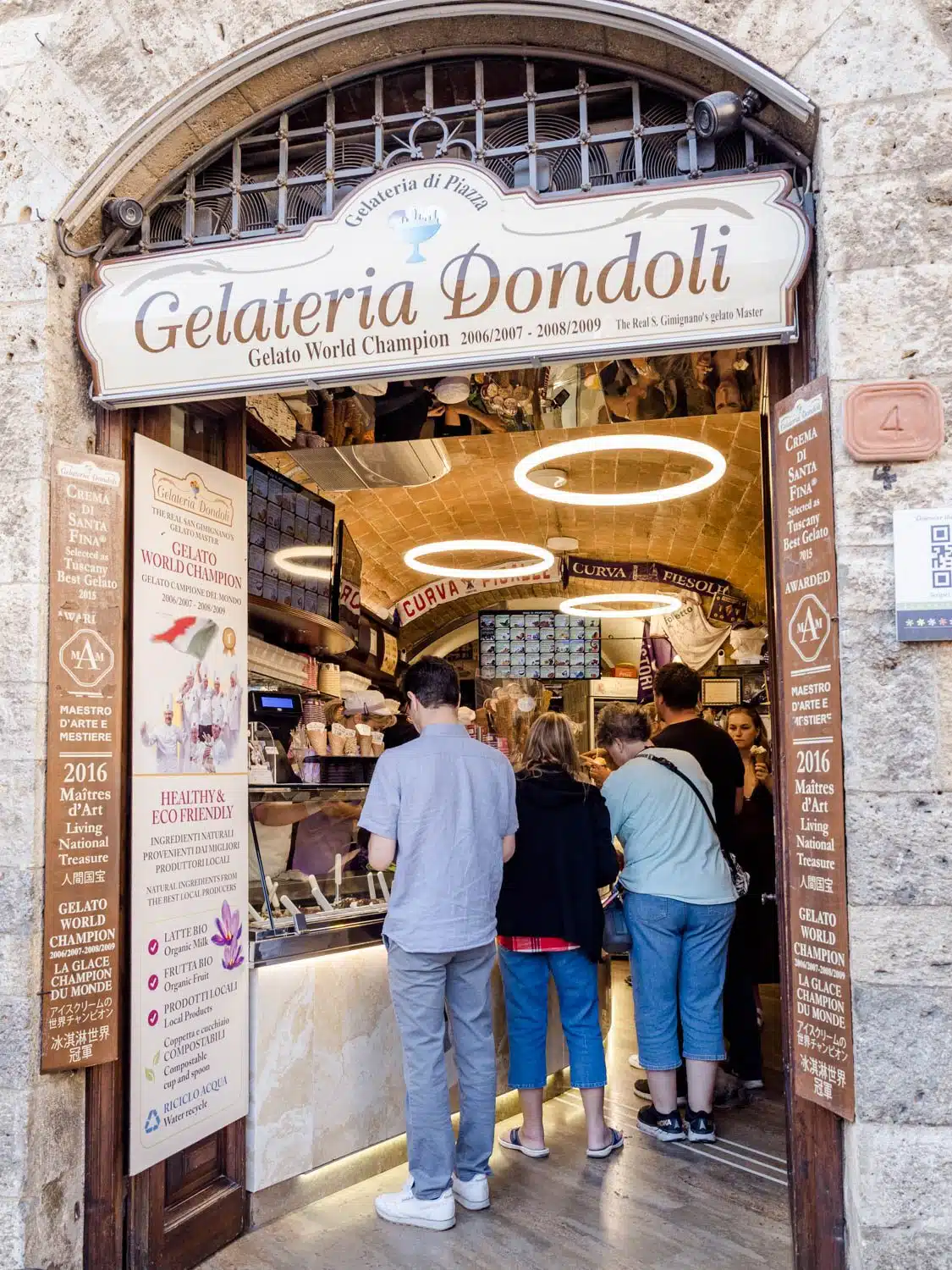 Doen in San Gimignano - Gelateria Dondoli