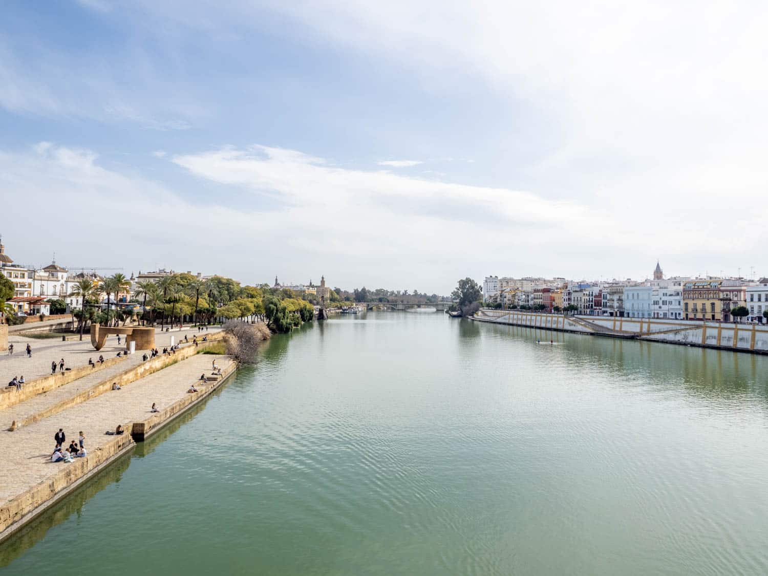 Fietsen in Sevilla - Guadalquivir rivier