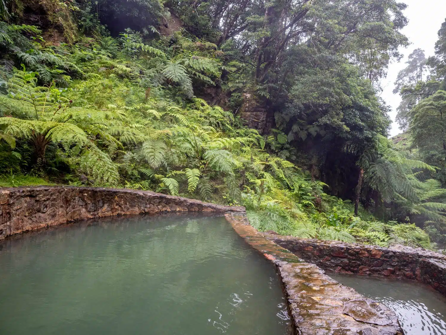 Caldeira Velha - het eerste bad