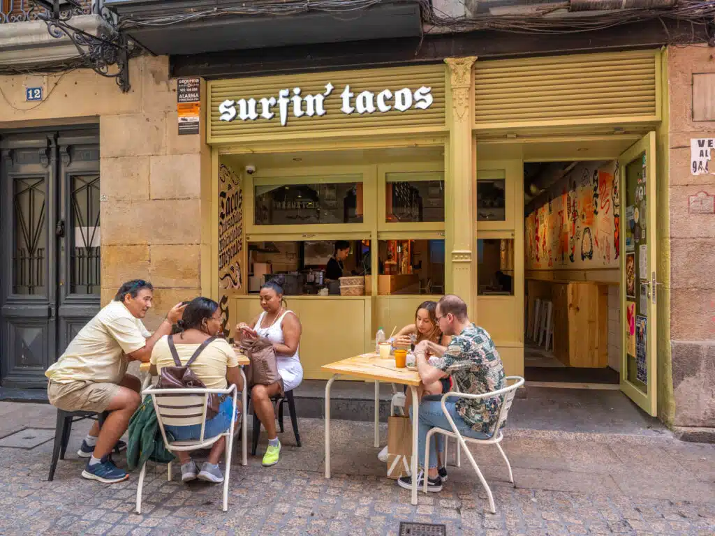 Eten in Bilbao - Surfin' Tacos