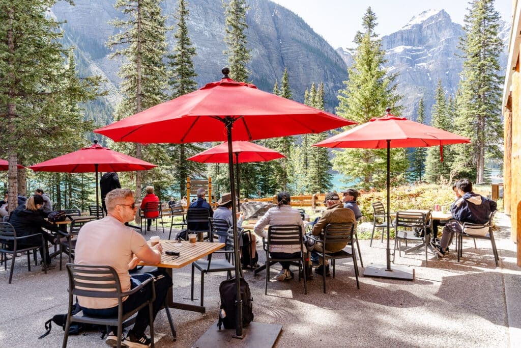 Café bij Moraine Lake